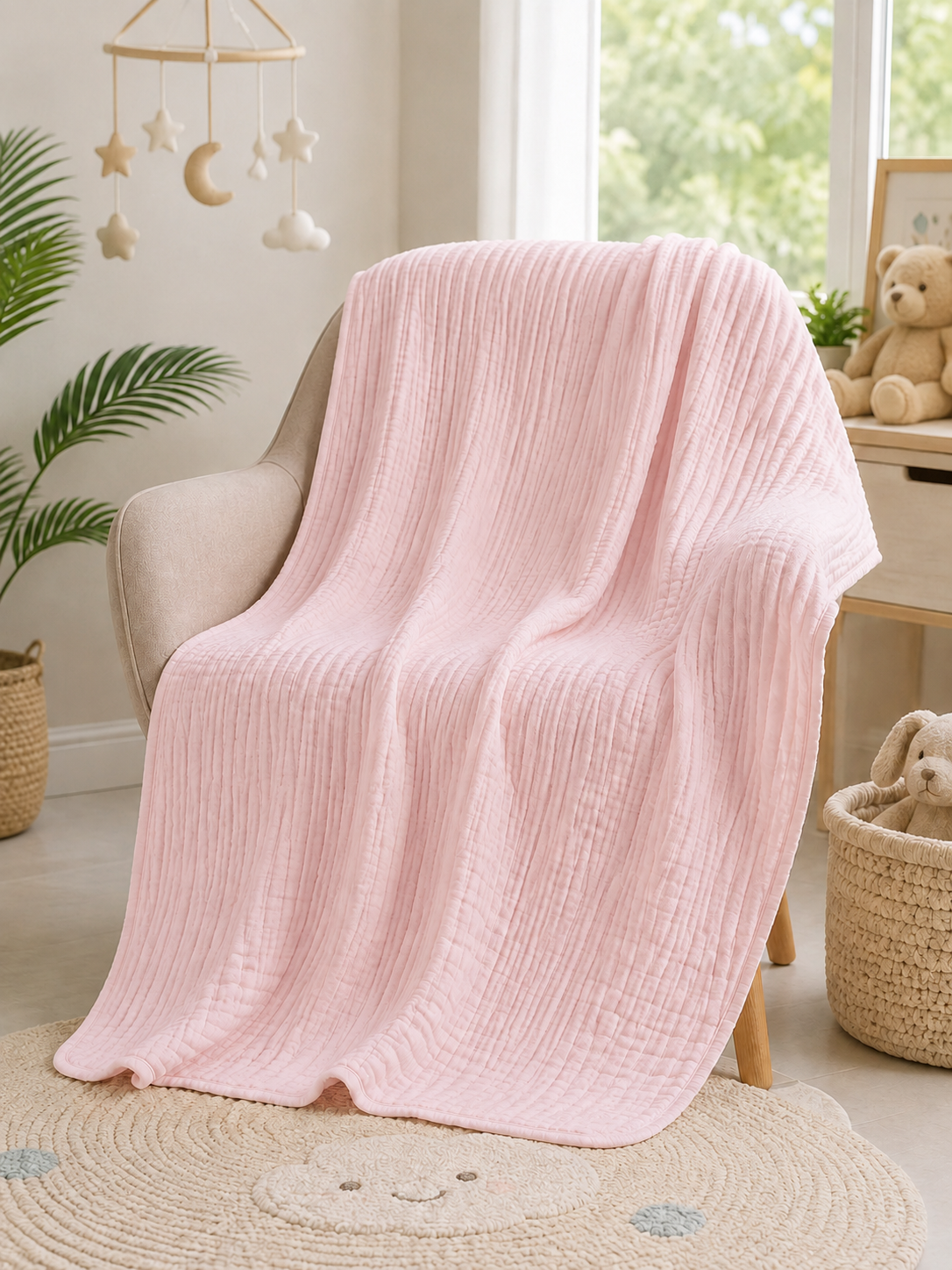 Premium Crinkle Muslin Swaddle
