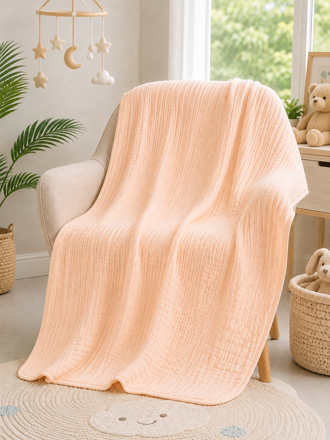 Premium Crinkle Muslin Swaddle