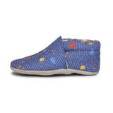 Beach Cotton Baby Shoe - Blue
