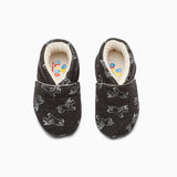 Unicorn Cotton Baby Shoe - Grey and Light Pink