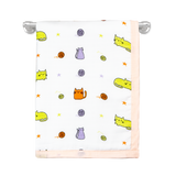 4 Layers Muslin Holding Towel - Cute Kitty