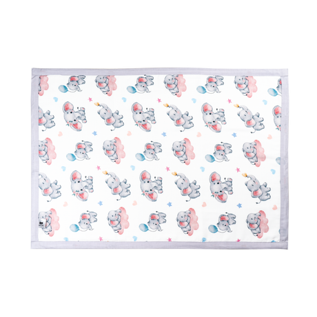 Premium 4 Layers Muslin Holding Towel - Elephant Dreams