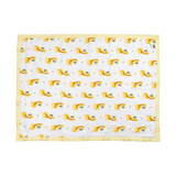 4 Layers Muslin Holding Towel - Yellow Giffy