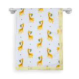 4 Layers Muslin Holding Towel - Yellow Giffy