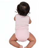 Newborn Muslin Jabla & Nappy Combo - Pastel Pink