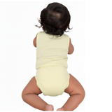 Newborn Muslin Jabla & Nappy Combo - Pastel Yellow