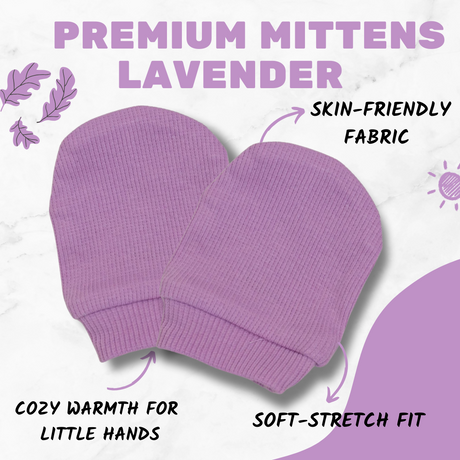 Premium Mittens - Lavender