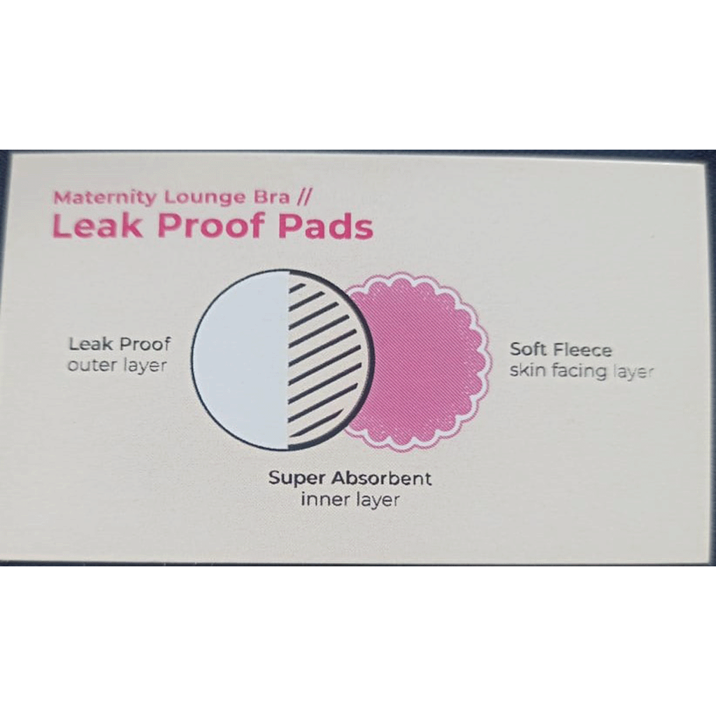 Maternity Lounge Bra - Leak Proof Pads