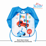 Sleeved Washable Waterproof Bib/Apron with Pocket & Tying Robe
