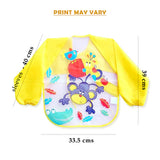 Sleeved Washable Waterproof Bib/Apron with Pocket & Tying Robe