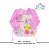 Sleeved Washable Waterproof Bib/Apron with Pocket & Tying Robe