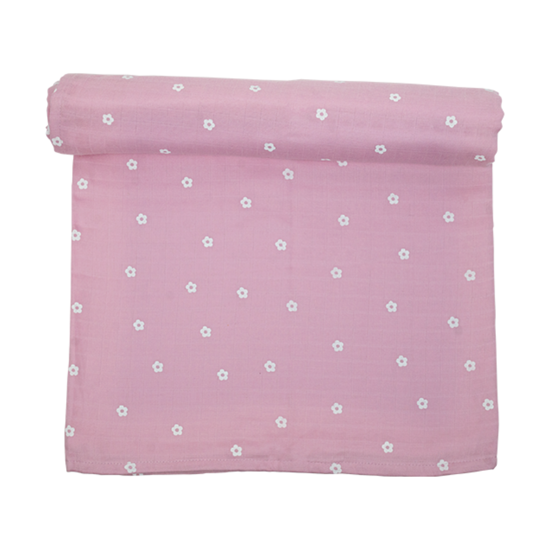 2 Layers Muslin Towel for Moms - Lilac Blooms