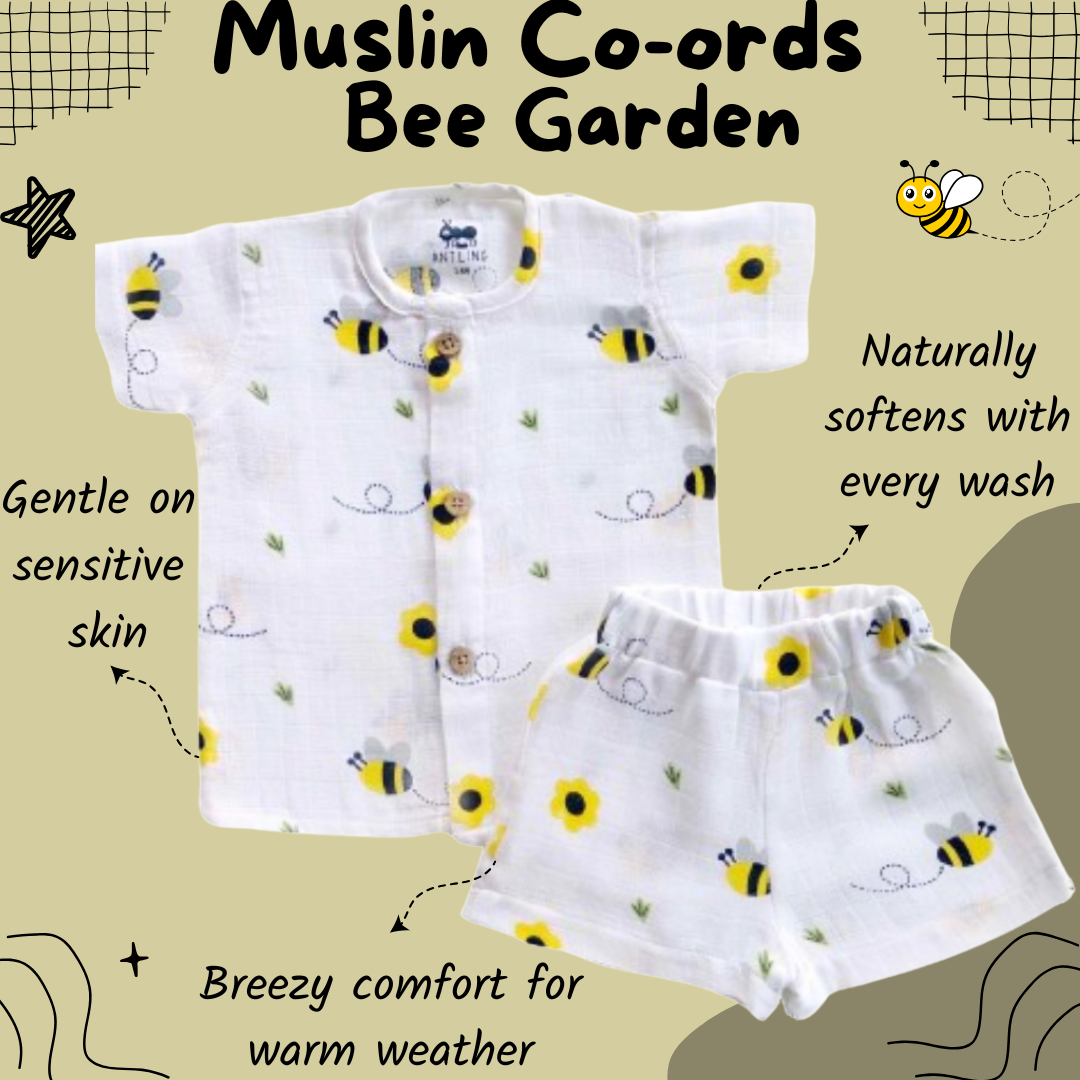 Muslin Frock - Bee Garden