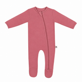 Premium Footed Rompers - Rosewood