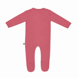 Premium Footed Rompers - Rosewood