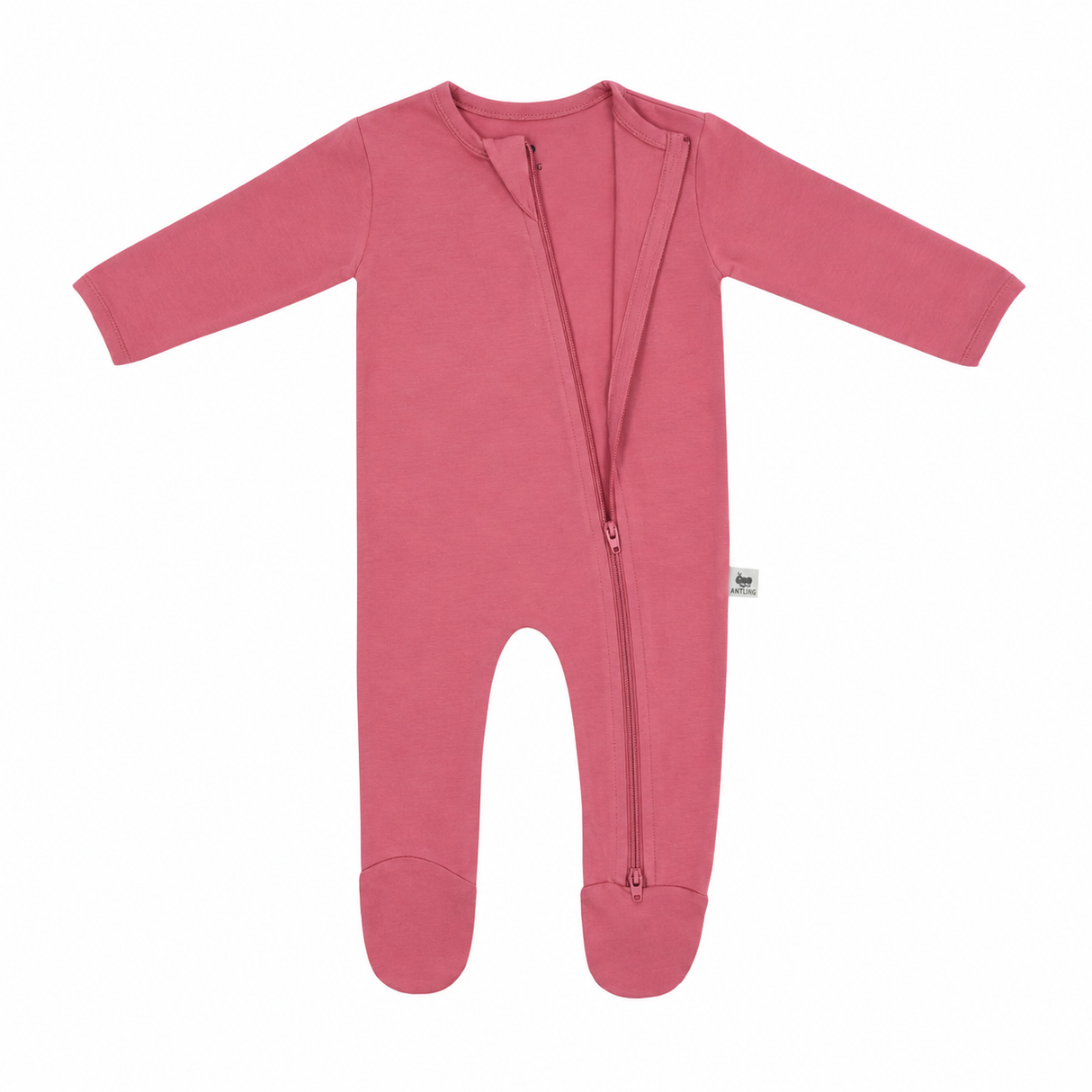 Premium Footed Rompers - Rosewood