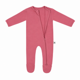 Premium Footed Rompers - Rosewood