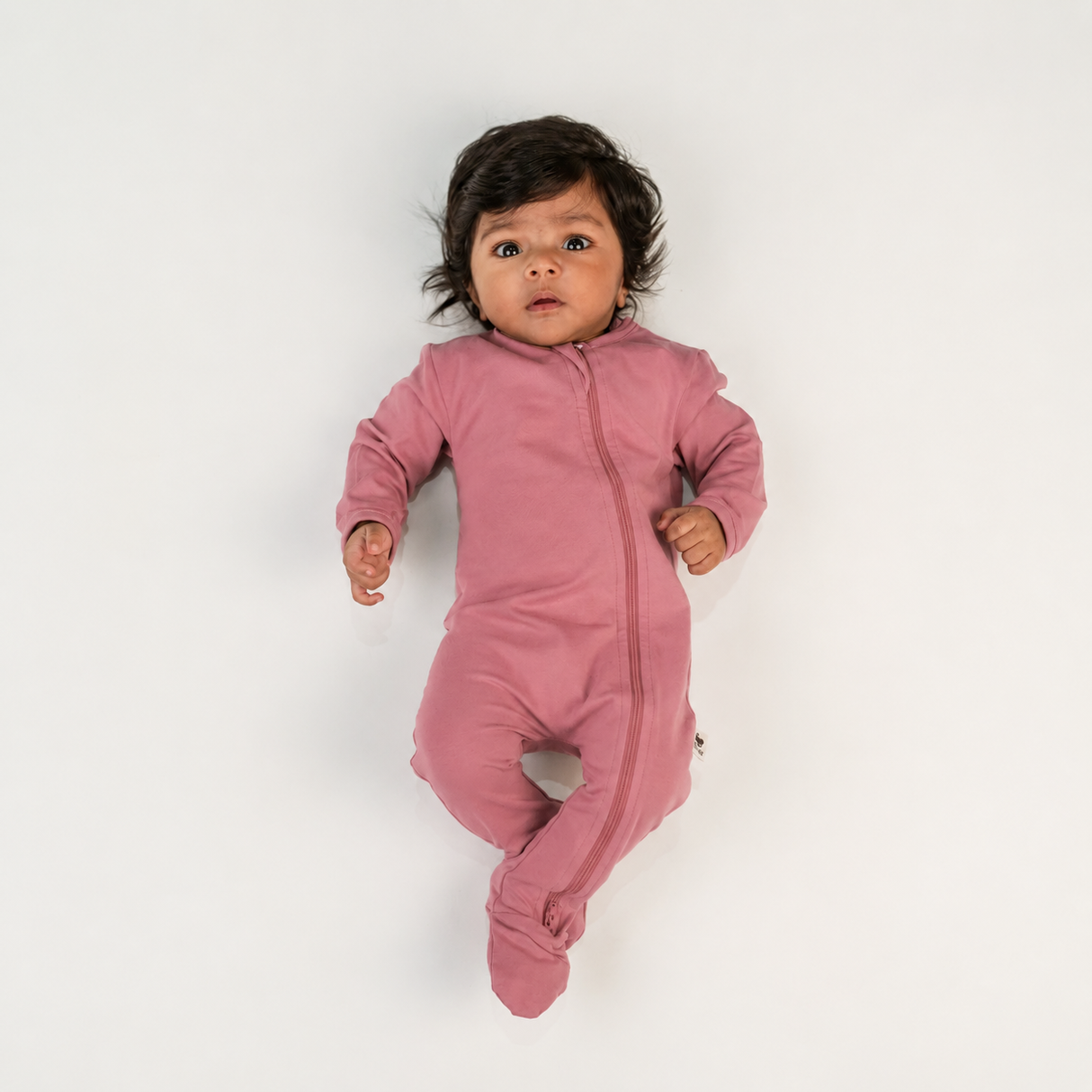 Premium Footed Rompers - Rosewood