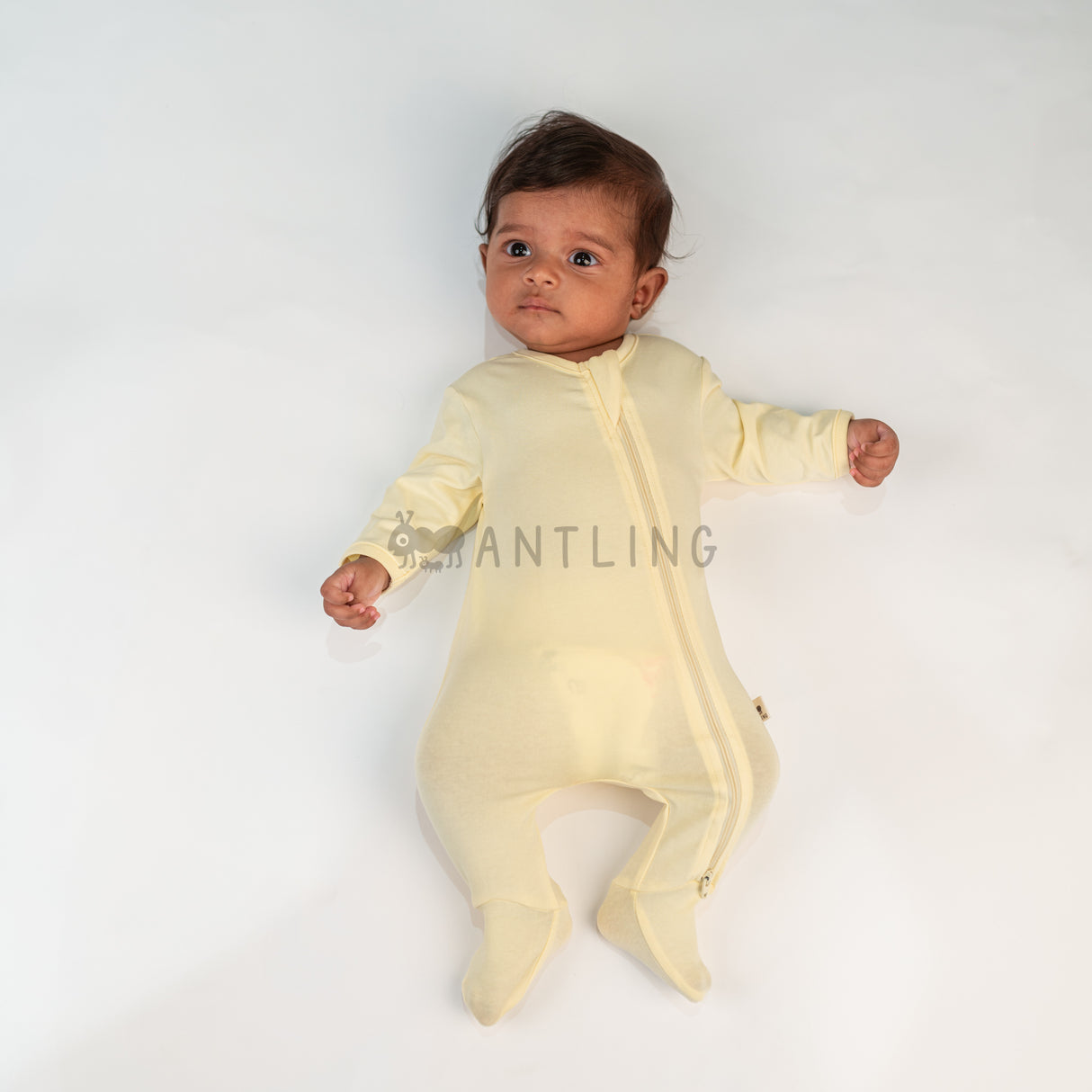 Premium Footed Rompers - Buttercup