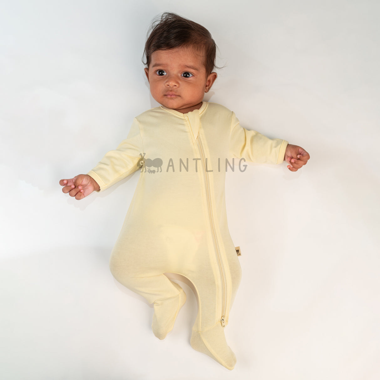 Premium Footed Rompers - Buttercup