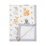 Premium 4 Layers Muslin Holding Towel - Enchanted Woods