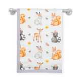 Premium 4 Layers Muslin Holding Towel - Enchanted Woods