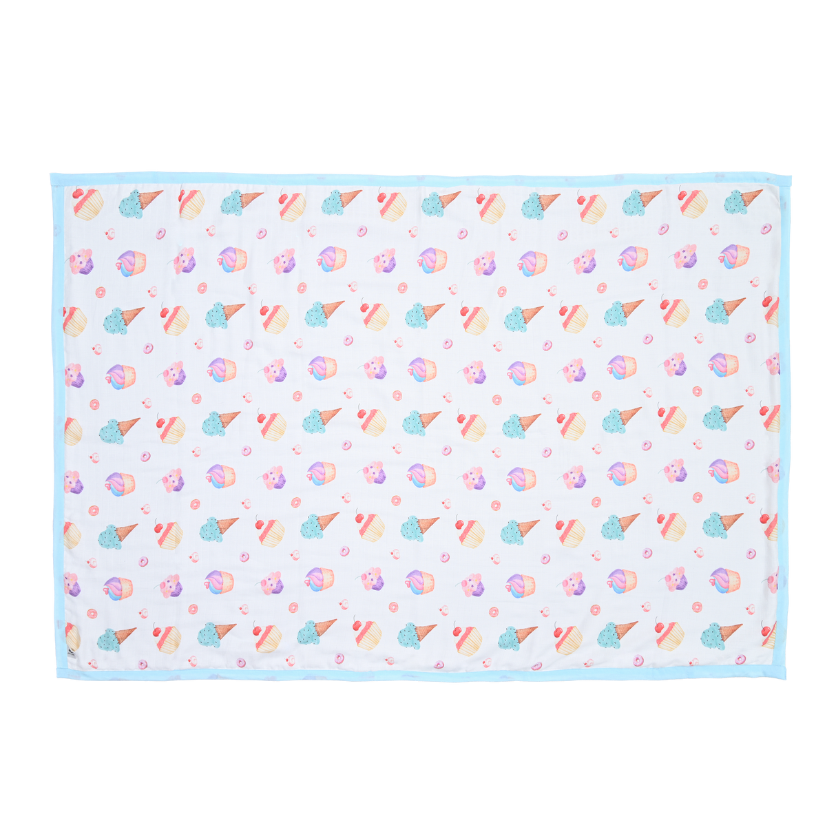 Premium Muslin Toddler Blanket (4 layers) - Yummy Dessert