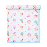 Premium Muslin Toddler Blanket (4 layers) - Yummy Dessert