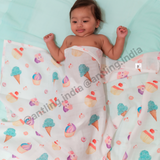 Premium Muslin Swaddle - Yummy Dessert