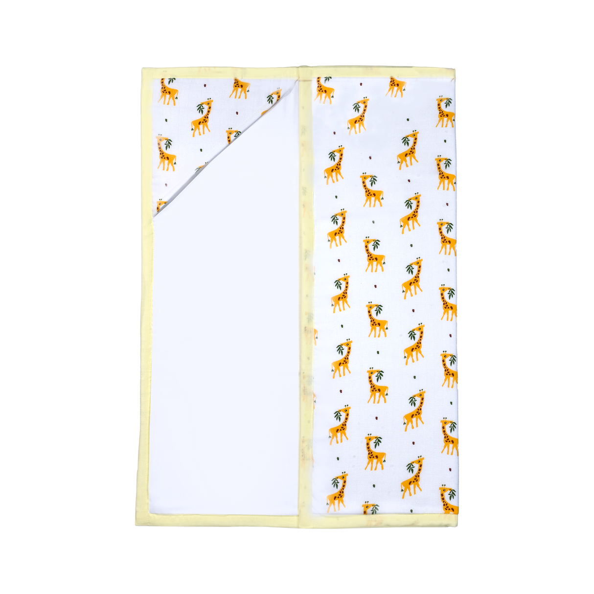 8 Layers Muslin Receiving Blanket -Yellow Giffy