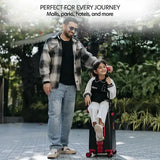 Kids Ride On Suitcase Intense Black