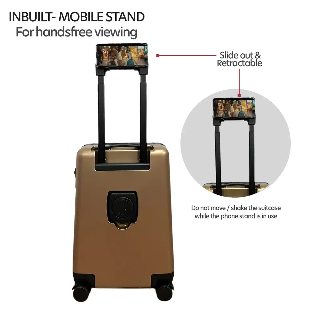 Kids Ride-On Suitcase Rustic Bronze