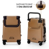 Kids Ride-On Suitcase Rustic Bronze