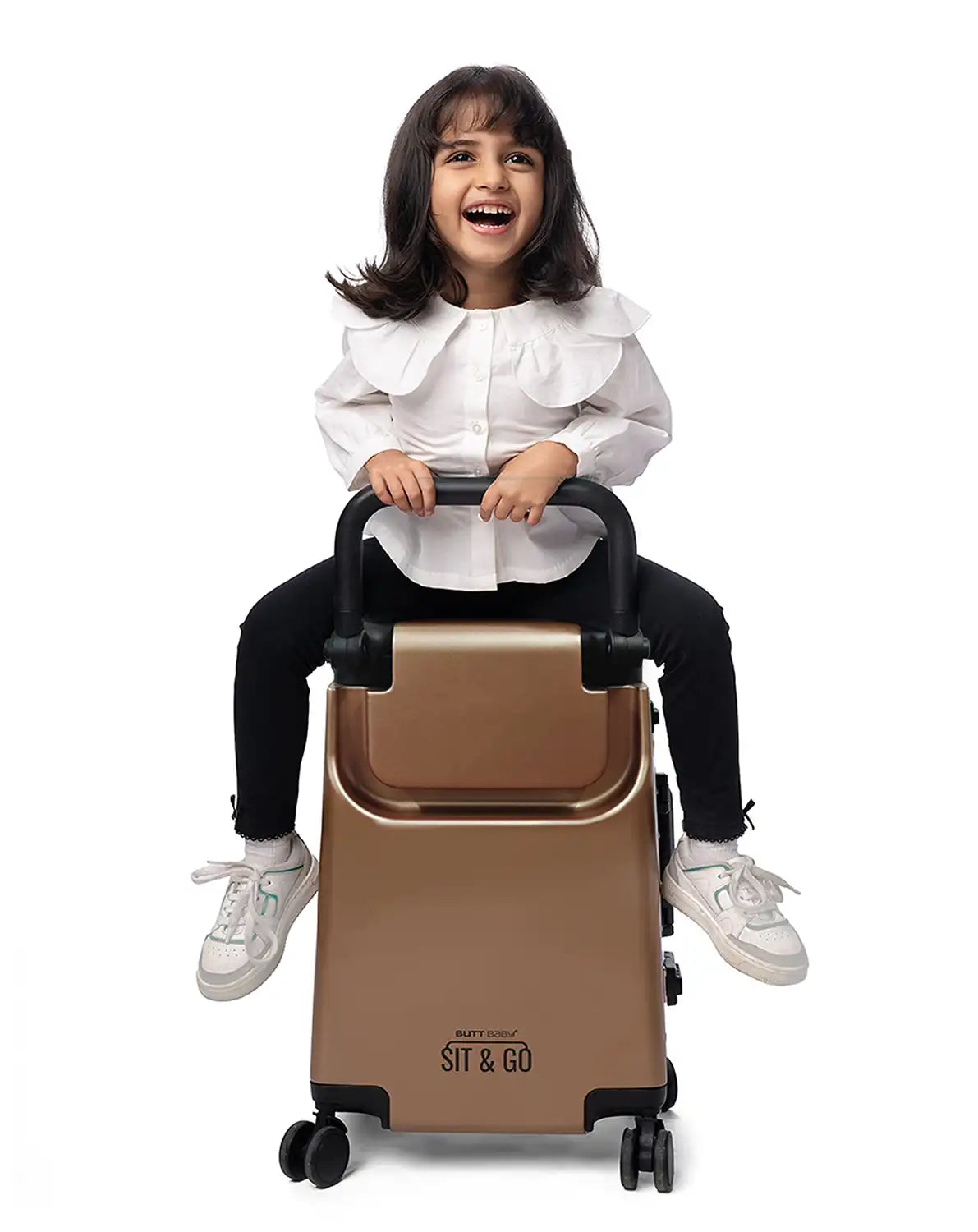 Kids Ride-On Suitcase Rustic Bronze