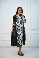 Frock - White Bloom Feeding Dress