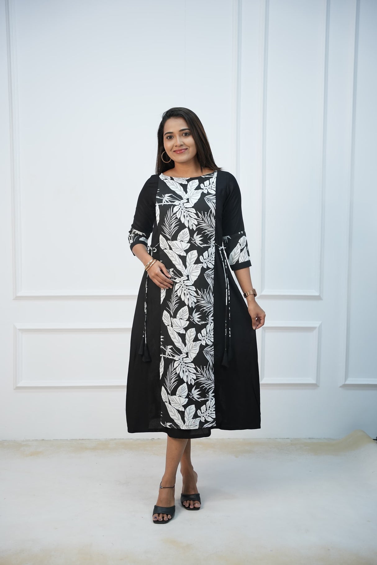 Frock - White Bloom Feeding Dress