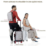 Convertible Travel Backpack Sit Go Jacket Bag