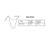 100% Pure Cotton Muslin Soft Cyan Nappy - Newborn (Pack of 2)