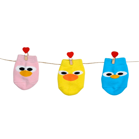 Baby Socks (pack of 3) - Angry Chicks (12-24 Months)