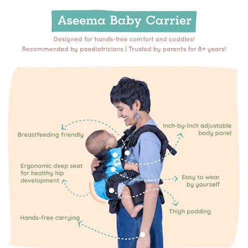 Aseema Denim Baby Carrier