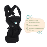 soulslings lali black baby carrier