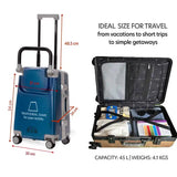 Kids Ride On Suitcase Midnight Blue
