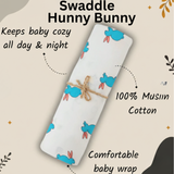 Muslin Swaddle - Hunny Bunny