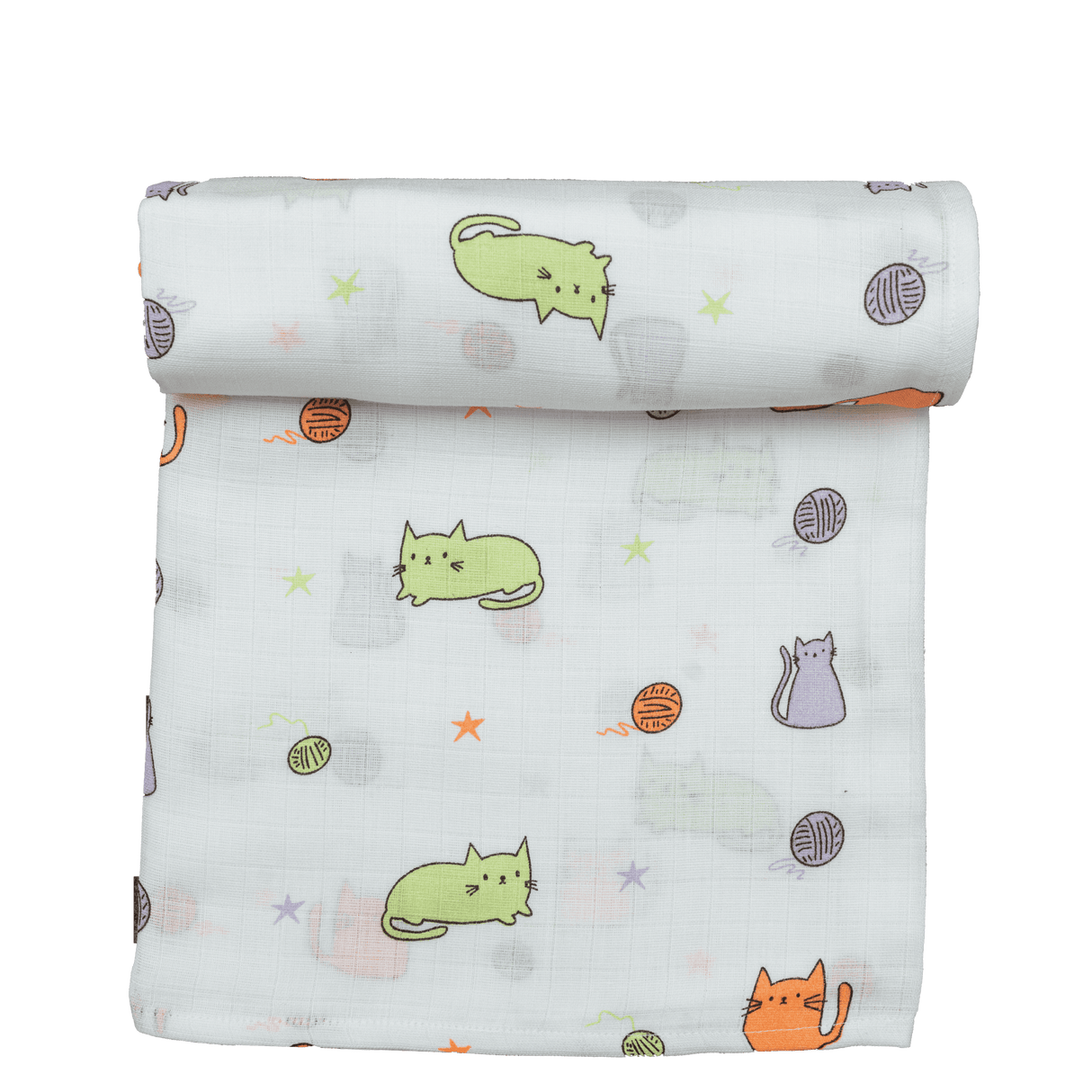 Muslin Swaddle - Cute Kitty