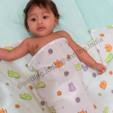 Muslin Swaddle - Cute Kitty