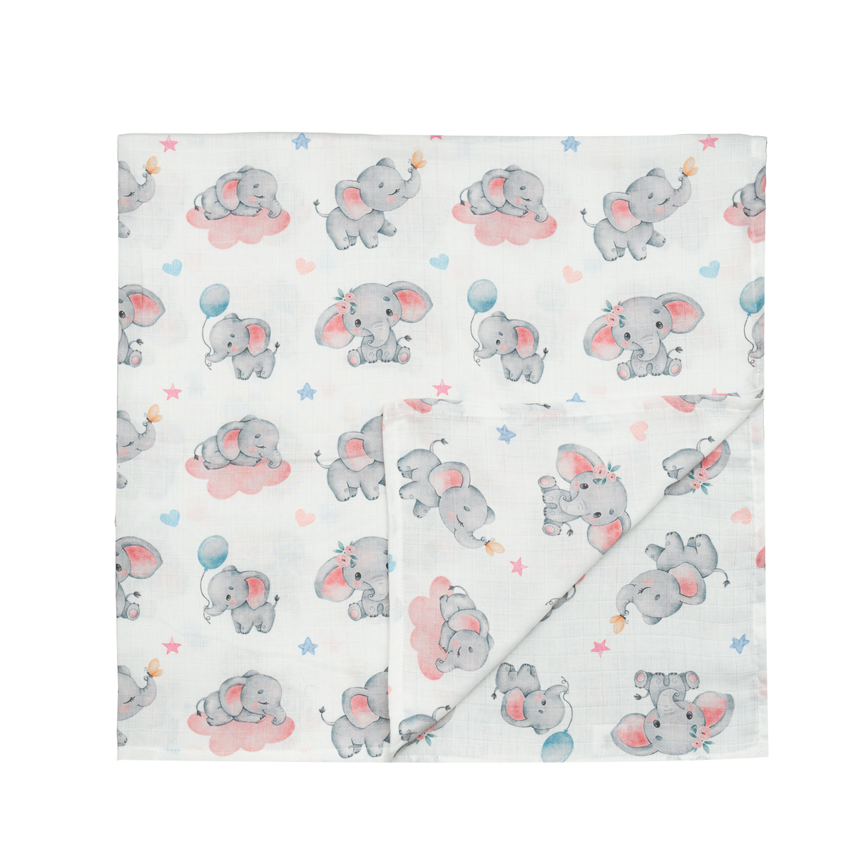 Premium Muslin Swaddle - Elephant Dreams