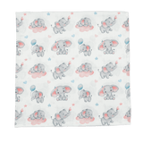 Premium Muslin Swaddle - Elephant Dreams