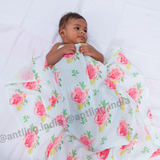 Premium Muslin Swaddle- Rose Garden