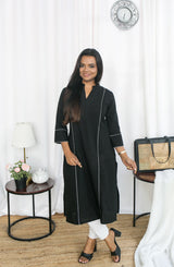 Kurta Top - Black Gem