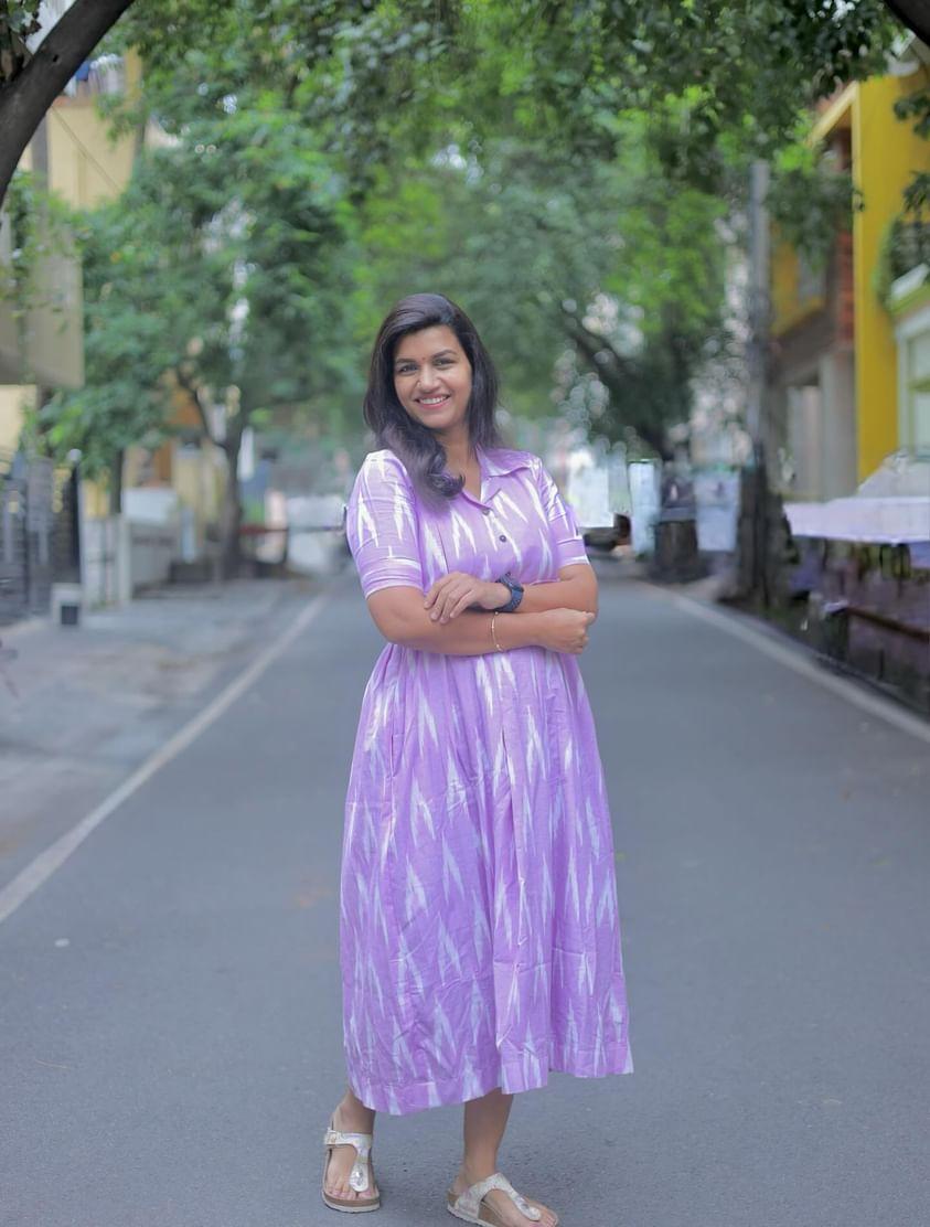 Dress Maxi - Lavender Swirl